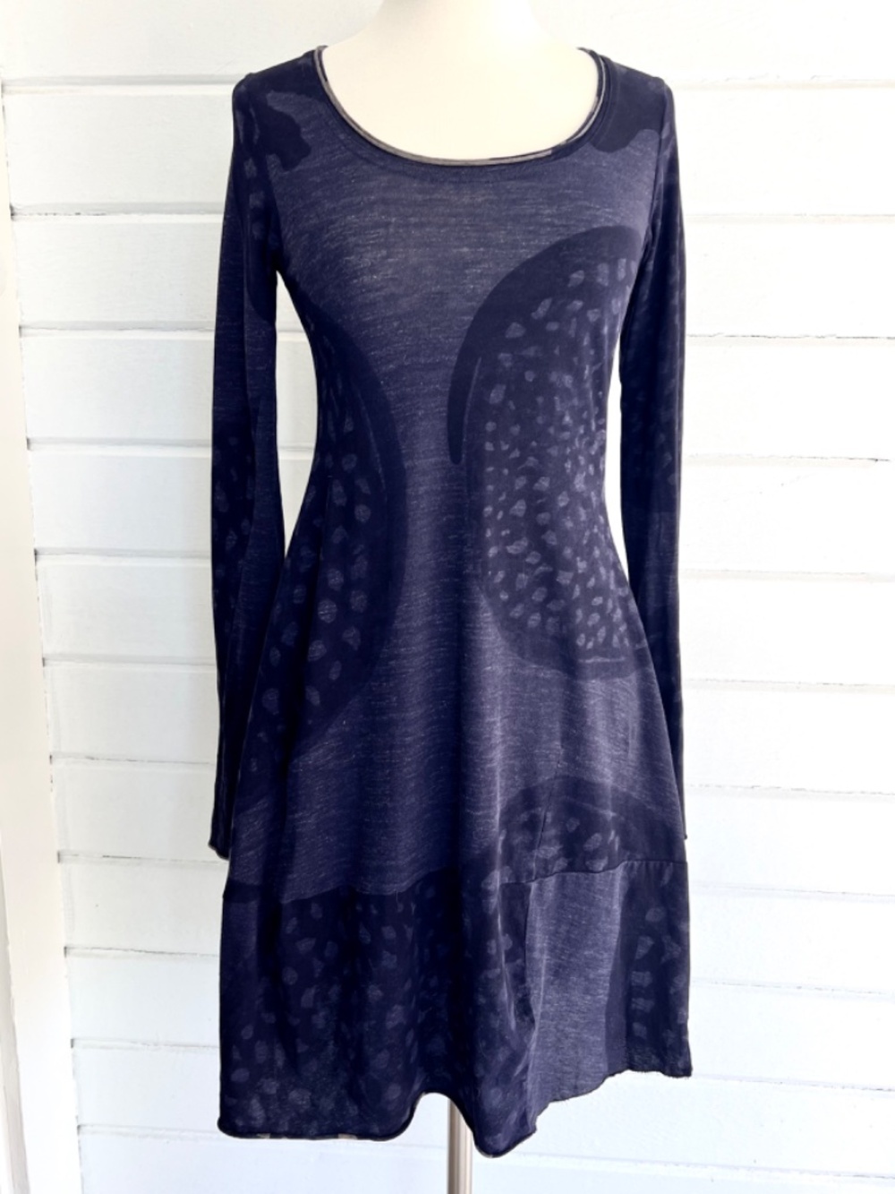 RUNDHOLZ BLACK LABEL  100% Cotton Knit Short Dress - S